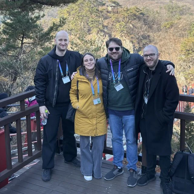 Colleagues at the Goodnotes offsite in Seoul.